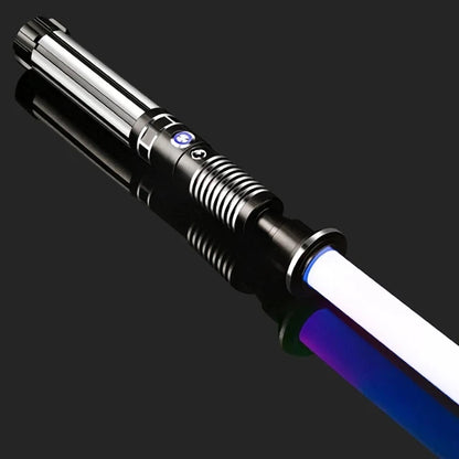 RGB Metal Lightsaber Dueling Smooth Swing Sword Sabre De Luz 16 Color Changing 16 Sounds FOC Rave Flashing Toy