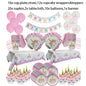 Unicorn Birthday Decorations for Girl Plate Napkin Cup cake topper Unicorn Party Supplies Kids Birthday Party Decor Baby Shower