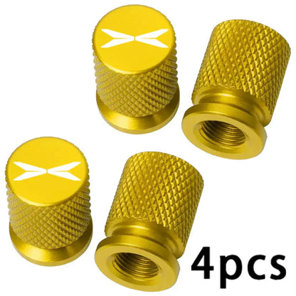 Car Wheel Tire Valve Caps Tyre Stem Covers Accessories For Xpeng N5 P5 P7 P7i X9 M03 460 G3 G3i G6 G9 G9X X2 X9 H93 Xiaopeng