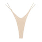 Meet'r Women Sexy Low Waist Thong Pantie Seamless Thin rope Underwear Female Solid Color G String Lingerie Temptation Bikini