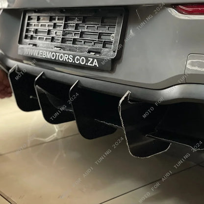 Maxton Style For VW Golf 8 MK8 GTI 2020-2024 Car Modified Rear Bumper Lip Spoiler Diffuser Splitter Lip Side Protector Body Kit