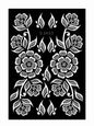 Flower Tattoo Stencil Reusable Henna Template for Hand and Body Henna Tattoo Design for Wedding Festival Party Tattoo Tools