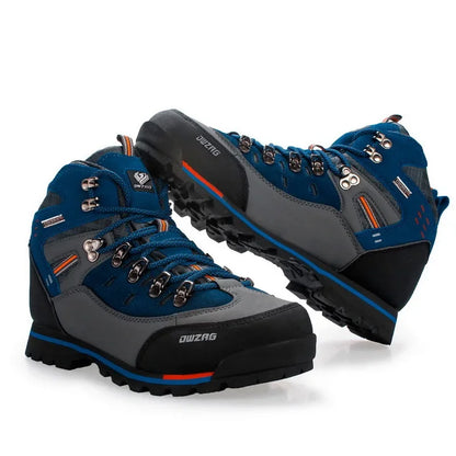 Mixed Gender Hiking Shoes Men Winter Mountain Climbing Trekking Boots Top Quality Outdoor Fashion Casual Snow Boots Plus Size 47