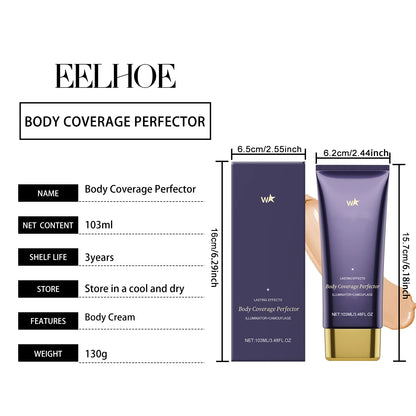 Body Concealer Cream Matte Full Coverage Spots Scars Tattoo Cover Lasting Waterproof Moisturizing Body Foundation Creams Make Up