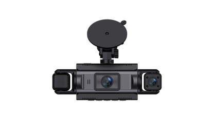 Car Dash Cam 4 Channel Black Box WiFi Driving Camera FHD 1080P Front Left Right Rear Night Vision Loop Recording Add Hardwire
