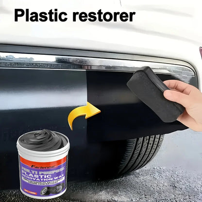 All-In-One Plastic Polishing Paste for Car Interior Refinement,Scratch Repair Wax for Dashboard& Sofa Seats,Quick Shine Solution