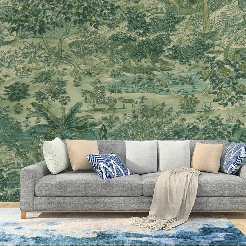 custom Retro French light luxury wall paper living room bedroom TV background wallpaper home decoration restaurant photo mural