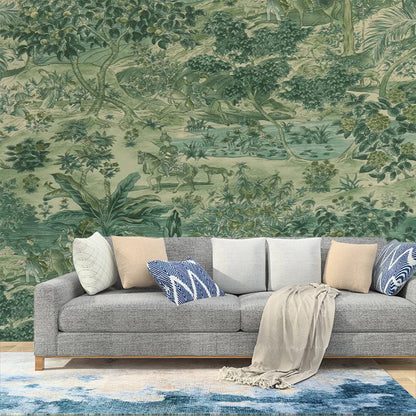 custom Retro French light luxury wall paper living room bedroom TV background wallpaper home decoration restaurant photo mural