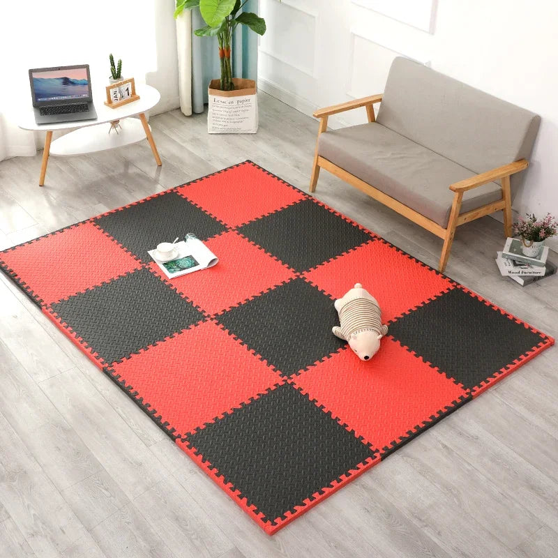 4-20Pcs Foam Baby Play Mat Puzzle Mat Kids Interlocking Exercise Tiles Rugs Floor Tiles Toy Non-slip Carpet Soft Carpet 30*1cm