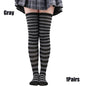 Color Striped Stockings Japanese Over Knee Socks Fashion Women Keep Warm Soks Sexy Slim Long Socks Hosiery JK Cosplay Lolita Y2k