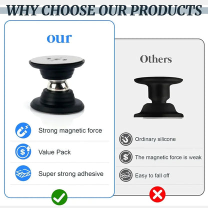 Magnetic Door Stopper Holder Free-punch Kitchen Door Stop Silicone  Anti Collision Windproof Household  Accessories Retainer