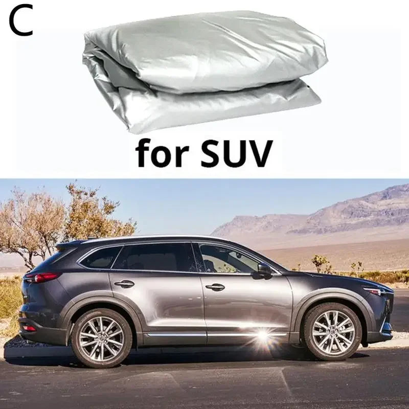 Car Accessories Sunshade Half Cover Car Coat Sunblock Rain Heat Cover Sunshade Half Car Dust