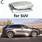 Car Accessories Sunshade Half Cover Car Coat Sunblock Rain Heat Cover Sunshade Half Car Dust