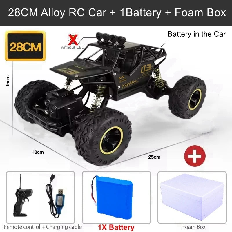Oike RC Car Remote Control Climbing Vehicle Outdoor All Terrain 4X4 Off-road Trucks Rock Climber 4WD Buggy Racing Drift Cars Toy