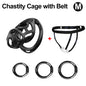 Male Chastity Cage with 3 Rings Cock Cage Adult Sex Toy Penis Bondage Urethral Lock Male Cuckold Erotic Couple BDSM Toy Cock Cag