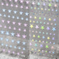 Metal Star Nail Stickers Exquisite 5D Bronzing Silver Five-pointed Star Mini Nail Art Stickers DIY Self Adhesive Manicure Decals
