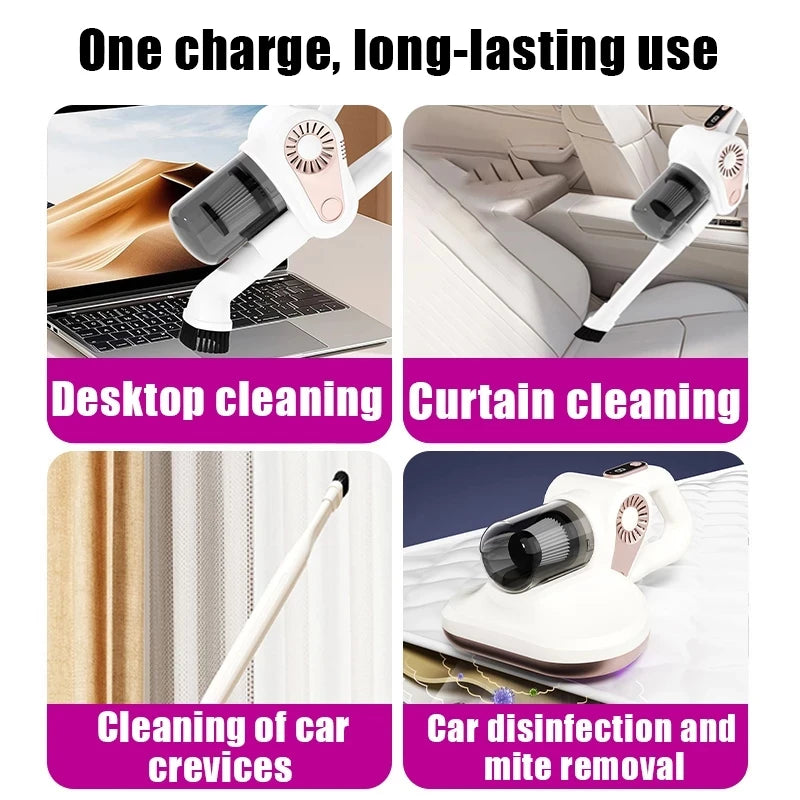 4-in-1 Cordless Stick Vacuum Cleaner 55000Pa Suction Power Powerful  Cordless Rechargeable Lithium Battery for Carpet Floor Pet