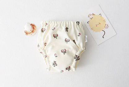 Cotton Baby Training Pants for Kids Diaper Waterproof Underwear Infant Panties Washable Boys Girl Cloth Diapers Reusable Nappies