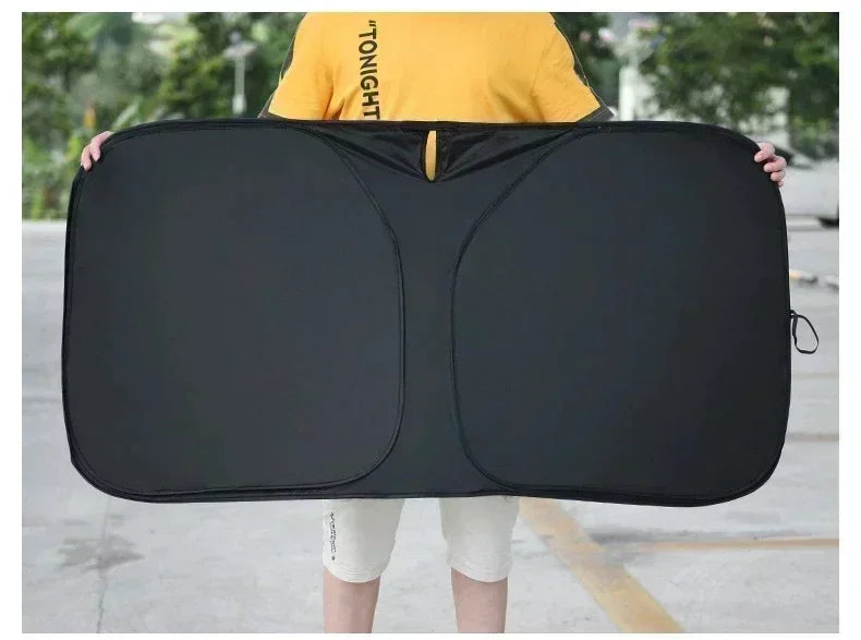 Car Windshield Sun Shade Cover Foldable Visor Protector Interior Anti UV Sun Windscreen Folding Parasol Car Accessories