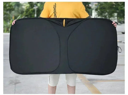 Car Windshield Sun Shade Cover Foldable Visor Protector Interior Anti UV Sun Windscreen Folding Parasol Car Accessories