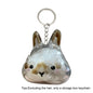 Rabbit Hair Storage Box Pendant Keychain Pet Hair Keepsake Box Pet Memorial Collection Box Bag Pendant DIY Decoration Gift