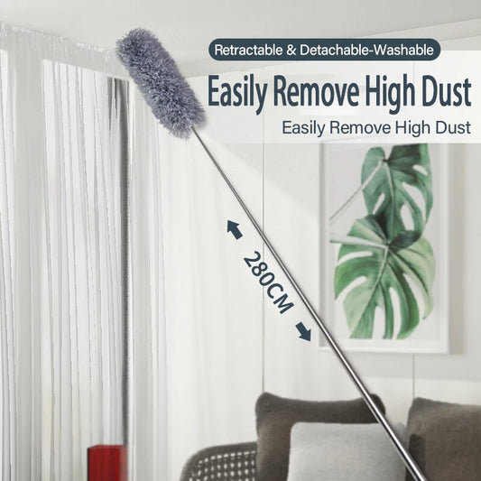 Extendable Microfiber Duster Retractable Duster Brush Household Cleaning Tools Dust Remover Brush For Dust Cleaning CCD001