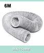 80mm/100mm/110mm/130mm/150mm Portable Air Conditioner Exhaust Vent Pipe Flexible Air Conditioner Exhaust Pipe Vent Hose Outlet
