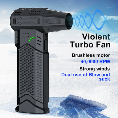 Blower Car Vacuum Cleaner Turbo Fan Violent Jet Fan Cleaning Blowing Tools Auto Dust Collector Portable Air Duster Hair Dryer