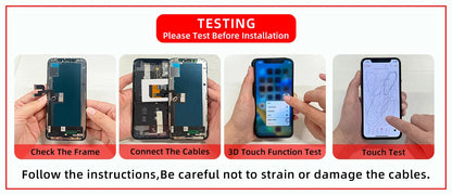 OLED X For iPhone XR XS MAX 11 Display 3D Touch Screen Replacement For 12 11 Pro Screen incell 12 Pro Max Display 13 13Promax