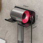 Hair Dryer Holder Wall Mounted Dryer Cradle Straightener Stand Hairdryer Organizer Toilet Blower Holder Shelf Bathroom Shelves