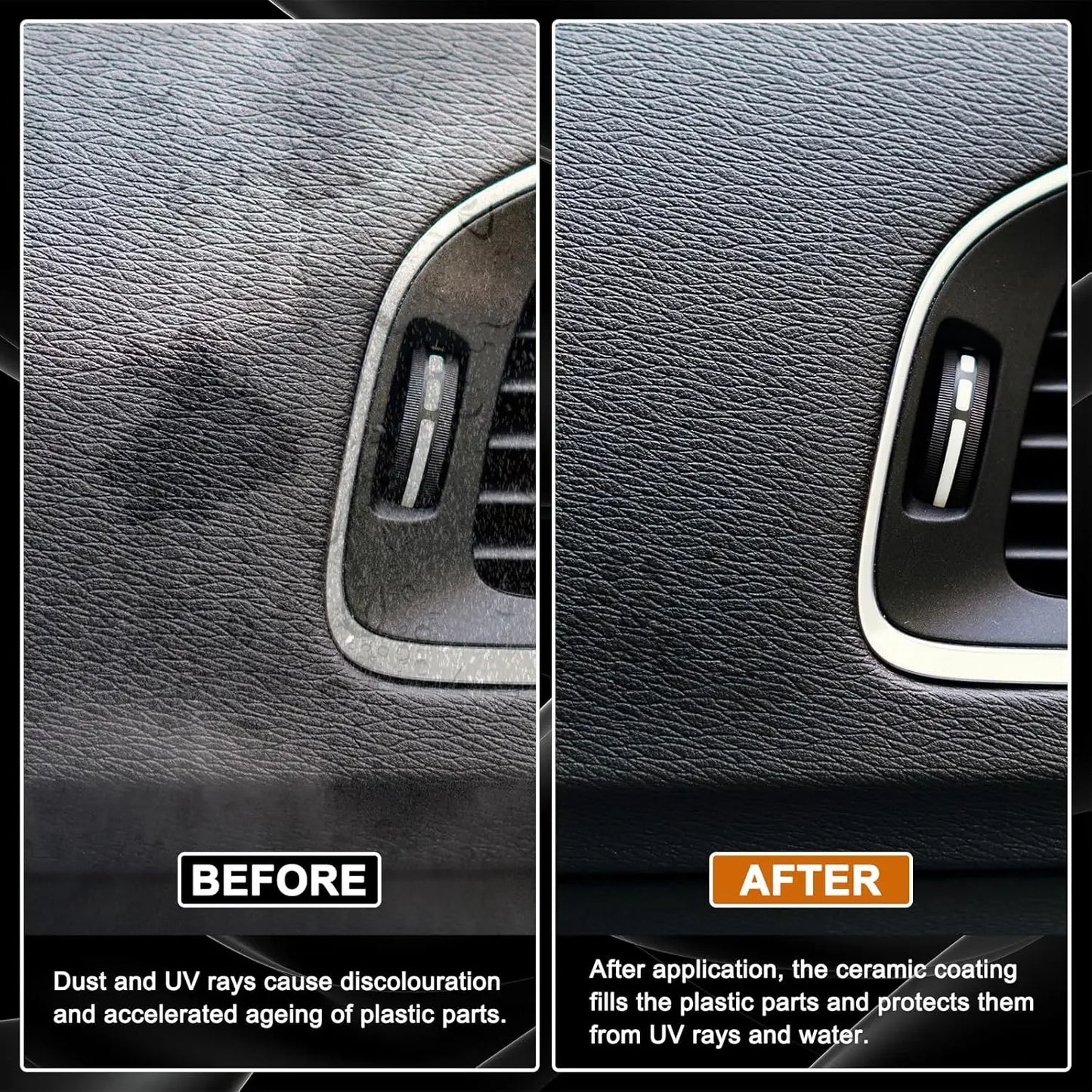 Hydroshine Ceramic Trim Restorer Car Plastic Leather Rubber Restorer Auto Polish And Repair Coating Renovator Refurbish Agent