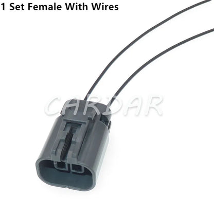 1 Set 2 Pin 7122-1824-40 7223-1824-40 Fan Socket AC Assembly Car Automotive Connector Pump Plug For Mazda Honda