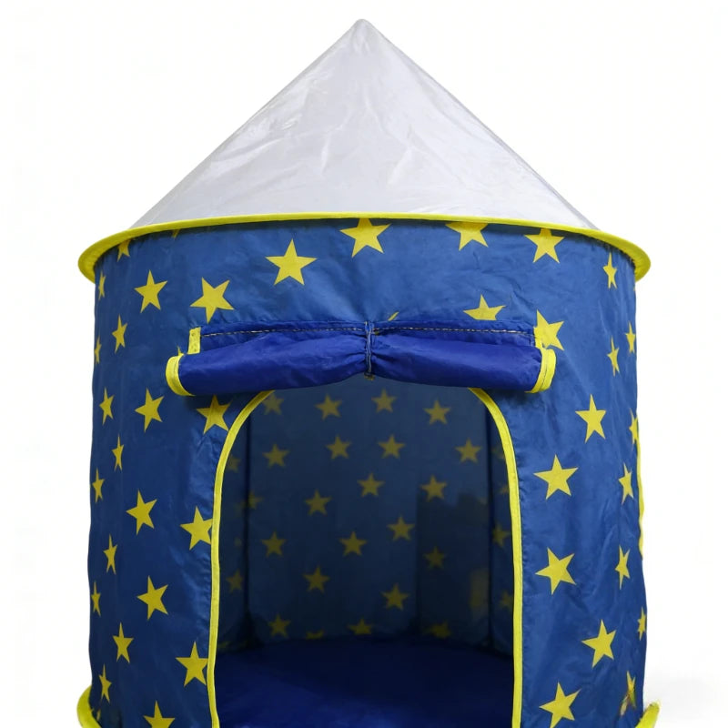 3PC Kids Play Tent with Tunnel and Ball Pit,  Play Tents for Toddlers Playhouse, Indoor & Outdoor Starry Sky Tent with Carry Bag