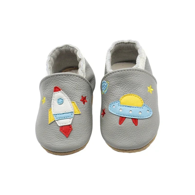 Toddle Baby Shoes Newborn Infant Shoe Boys Girls Soft Genuine First Walkers Baby Moccasins 0-24Months Cowhide Bottom Skid-Proof