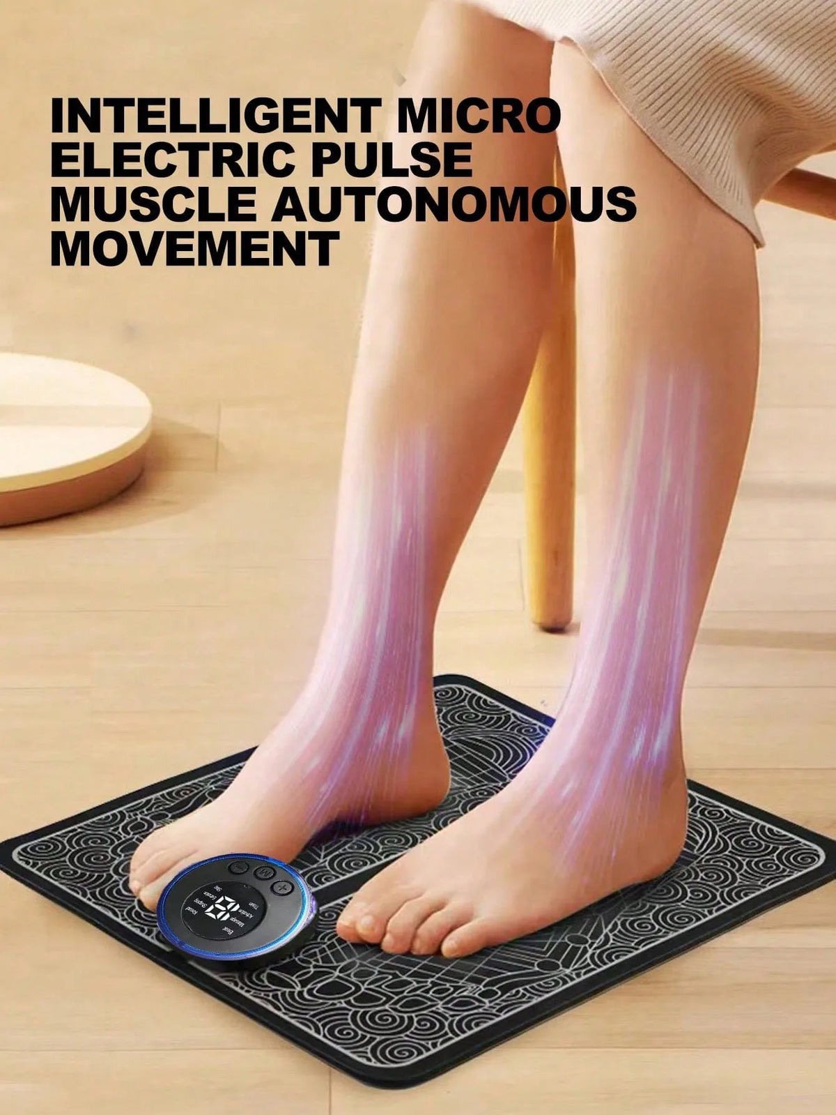 2026Foot Massager Foot Therapy Machine EMS Foot Massage Pad Pulse Fully Automatic Foot Meridian Pressing Device