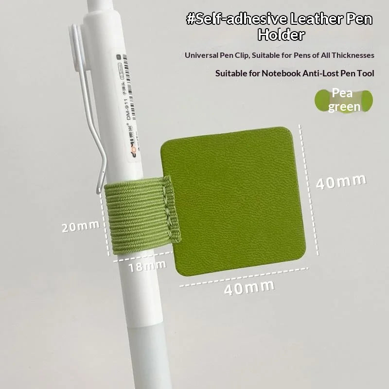5/10Pcs Self-adhesive Elastic Pen Loop Holder - Pen Clip Accessories for Notebooks Journals Planners Office School Supplies