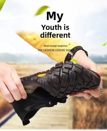 Men's Outdoor Sports Casual Climbing Shoes Winter Fleece Low Help Cotton Shoes Anti-slip Dad Shoes Large Size Men's Shoes