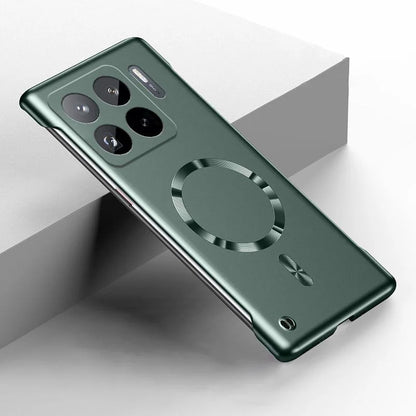 Luxury Metal Painting Slim Frameless Case For XIAOMI 17 Pro Max 15T 15 Ultra 14T 14 13T 13 12 Pro Magnetic Hard PC Cover