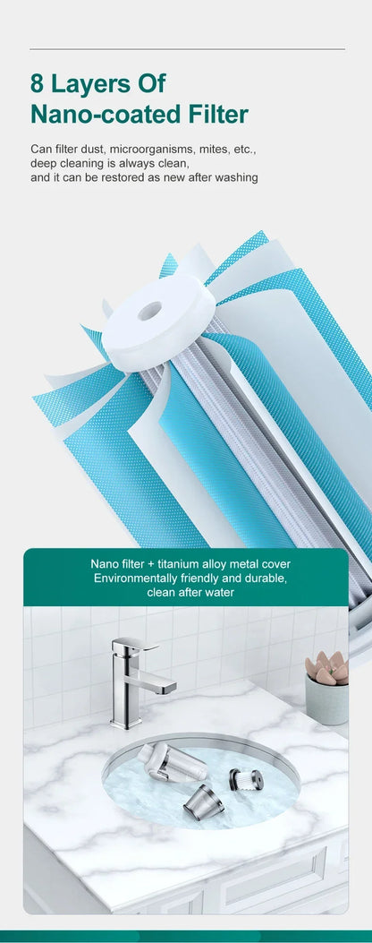 15000pa Multifunctional Wireless Vacuum Cleaner for Car Floor Household Handheld Vacuum Cleaner Powerful Suction HEPA Filter