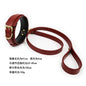 Professional BDSM Red Leather Harness Set Collar Handcuffs Restraint Kit for Women Slave Role Play Fetish Gear Adult Game Toy