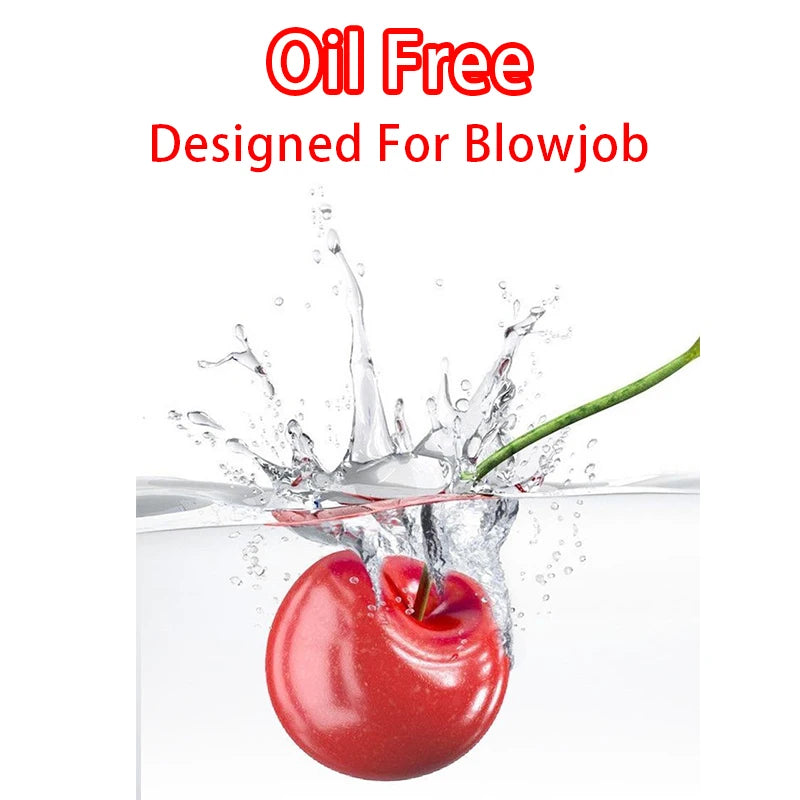 Let Her Like Blowjob Oral Sex Condoms For Men Sterile Oil Free Cherry Ultra Thin Condom Cock Penis Sleeve Sex Toys Adult Product