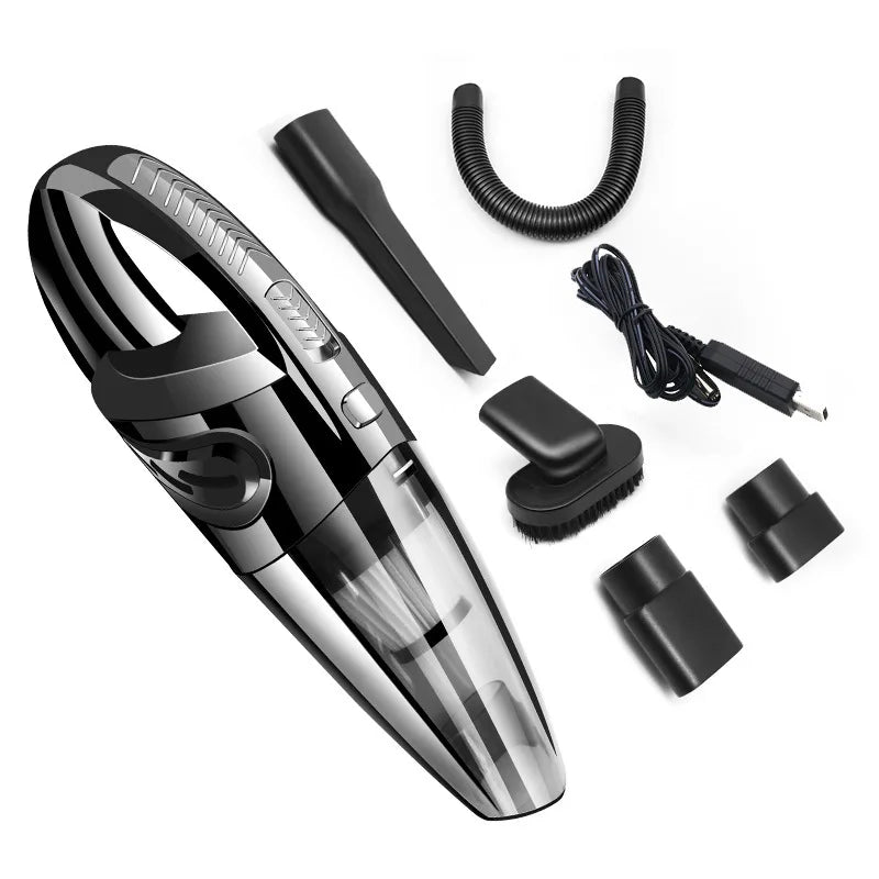 Podofo Vacuum Cordless Powerful Cyclone Suction Portable 120W Rechargeable Car Vacuum Cleaner Handheld Quick Charge