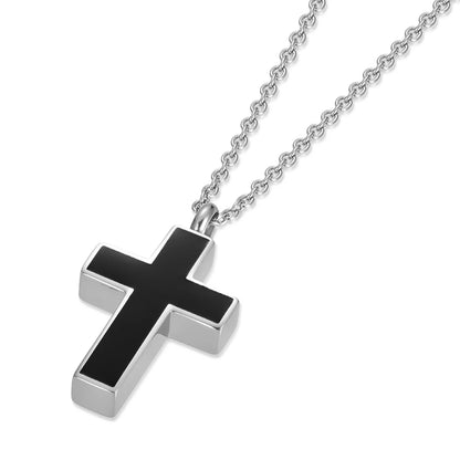 Cremation Necklace - Stainless Steel Ashes Pendant for Human Ash, Memorial Urn Jewelry Keepsake