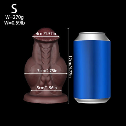 S-XXXL Thick Dildos Silicone Anal Plug Horse Knot Big Buttplug BDSM Sex Toys for Women Men Anal Dilation Plug with Suction Cup