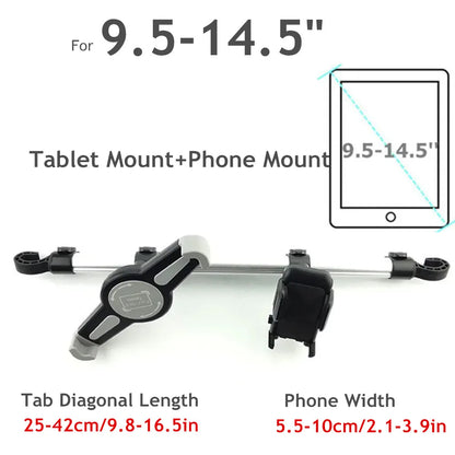 Car Tablet Headrest Holder for 7-13" Tablets Adjustable Car Back Seat Headrest Tablet Mount Stand Road Trip Essentials for Kids