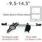 Car Tablet Headrest Holder for 7-13" Tablets Adjustable Car Back Seat Headrest Tablet Mount Stand Road Trip Essentials for Kids