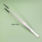 Stainless Steel Reptile Feeding Tongs with Rubber Tips - Straight & Curved Aquarium Pet Tweezers for Safe And Easy Feeding
