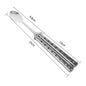 Butterfly Knife Folding Spoon Fork Balisong Training Spoon Fork Butterfly Knife Trainer Outdoor Camping Tableware Kitchen Tool