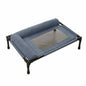 Elevated Pet Bed All-Season Use Raised Dog and Cat Bed Pet Cot Sturdy Frame With Pillow Support for Felines, Travel