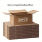 Mailing Shipping Boxes, 7.6x3.94x5.1inches, Brown Corrugated Cardboard Mailer Box With Lids, Single Wall, 32Lb/sq inch,